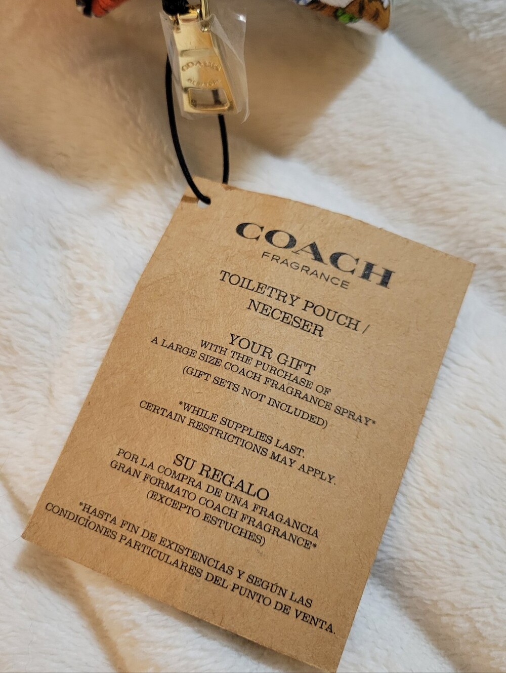 Coach Floral Canvas Pouch - Picture 10 of 11